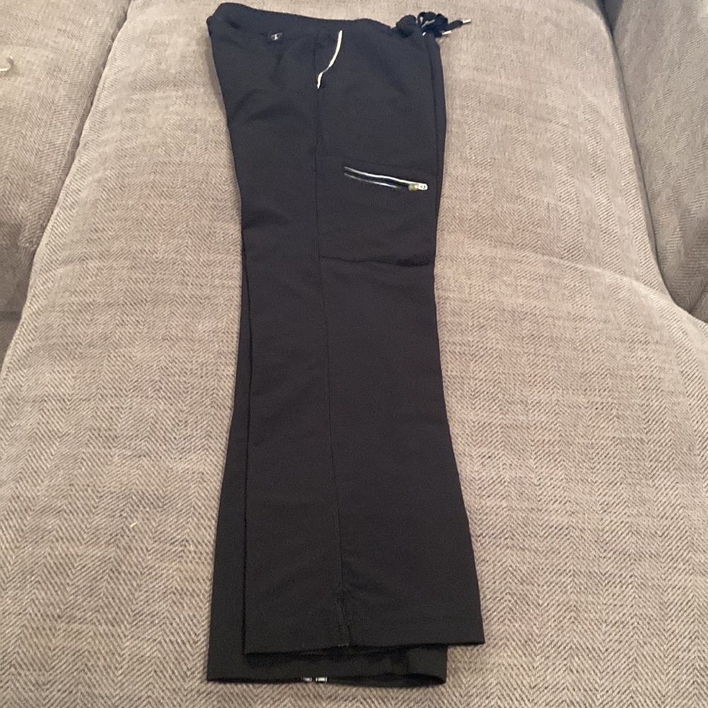 Black and blue scrubs